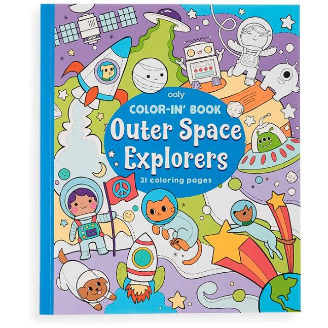 Outer Space Coloring Book