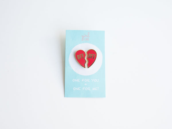 BFF Broken Heart Enamel Pin - Teich Toys & Gifts