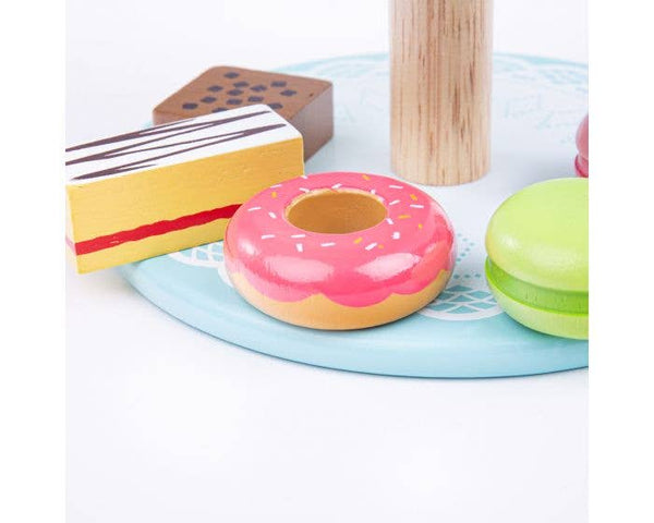 Cake Stand with 9 Cakes Toy - Teich Toys & Gifts