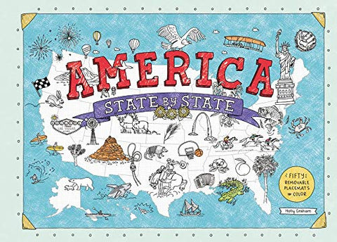 US States Coloring Placemats Book - Teich Toys & Gifts