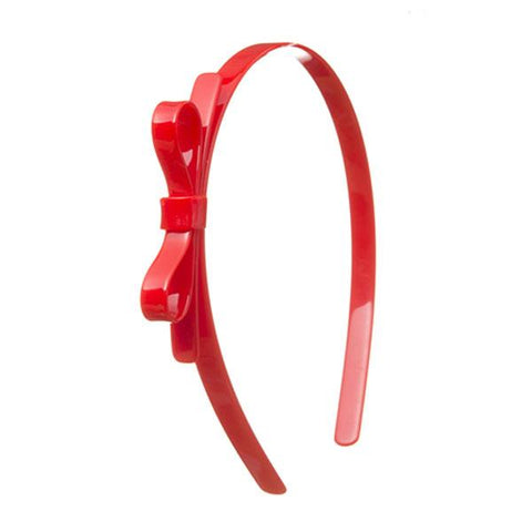 Red Bow Headband