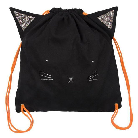 Black Cat Drawstring Backpack - Teich Toys & Gifts