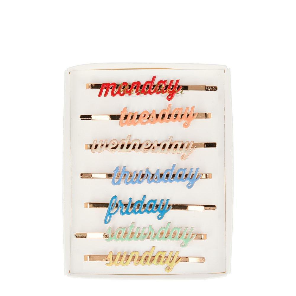 Days of the Week Hair Slides - Teich Toys & Gifts