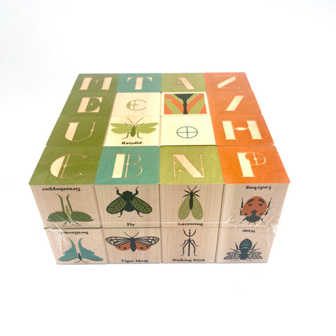 Bugs Wood Blocks