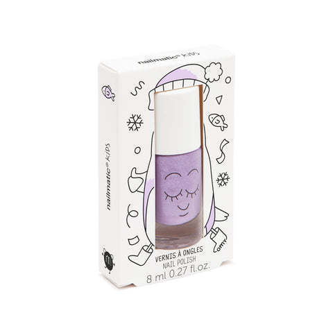Purple Glitter Water-Based Nail Polish