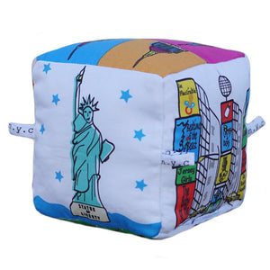 NYC Soft Block Rattle - Teich Toys & Gifts