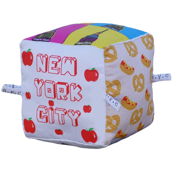NYC Soft Block Rattle - Teich Toys & Gifts