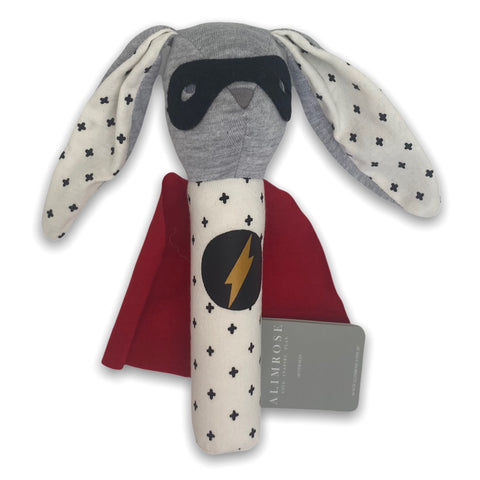 Super Hero Bunny Squeaker - Teich Toys & Gifts