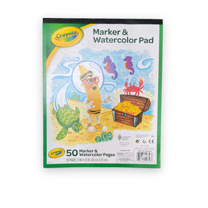 Marker & Watercolor Paper Pad
