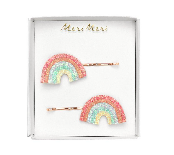 Rainbow Sparkle Hair Slides - Teich Toys & Gifts