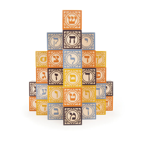 Hebrew Wood Blocks - Teich Toys & Gifts