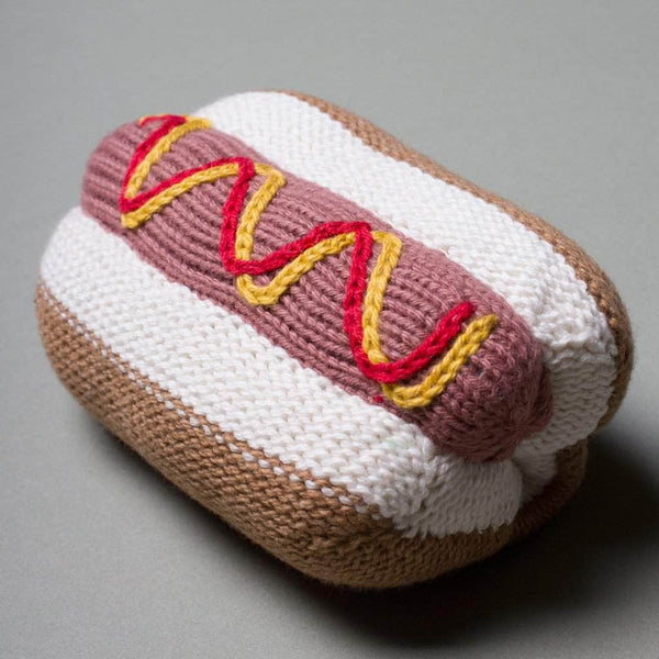 Hot Dog Rattle - Teich Toys & Gifts