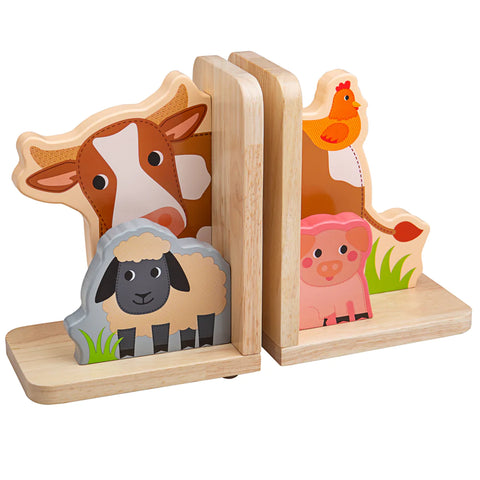 Farm Animals Bookends - Teich Toys & Gifts