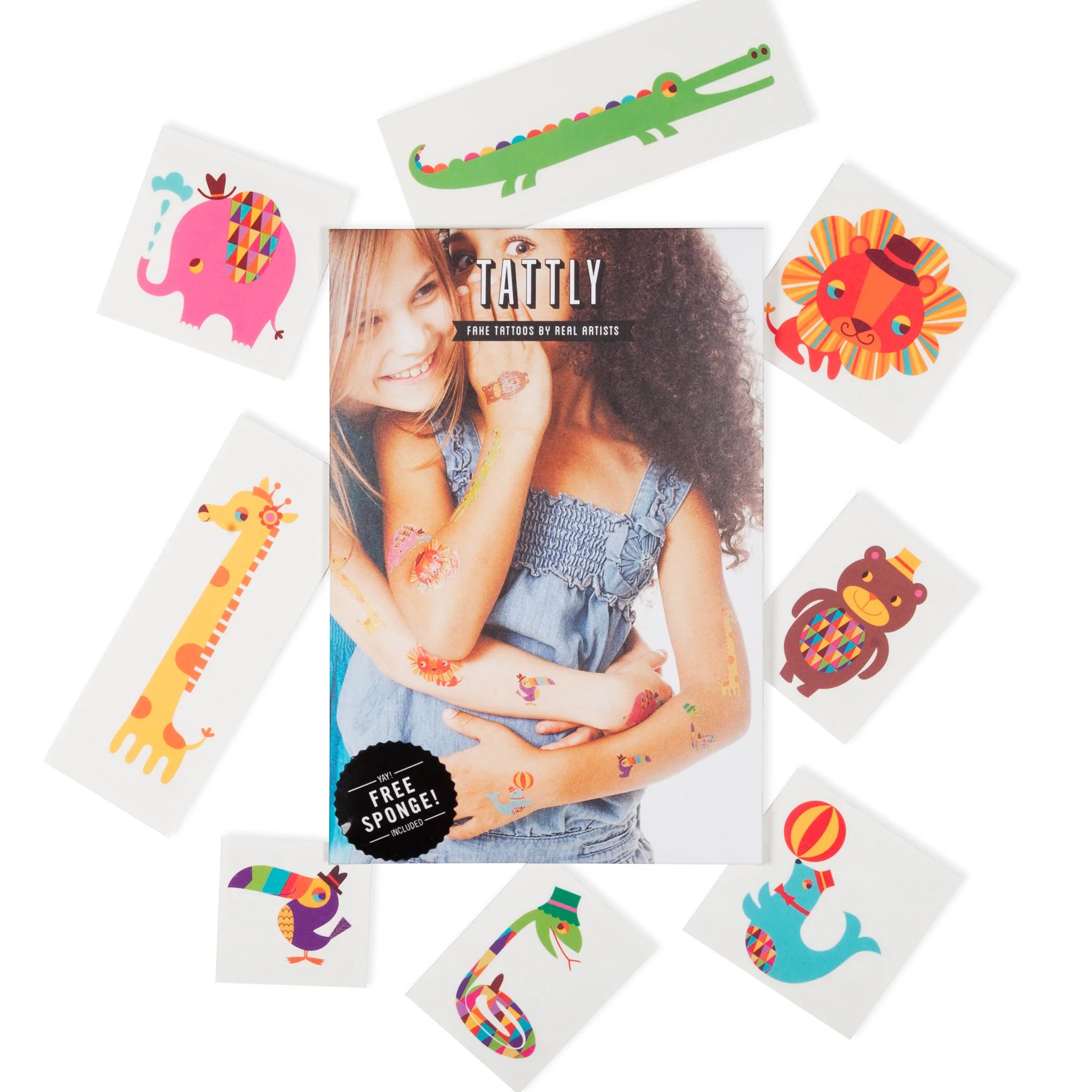 Temporary Tattoo Set, Menagerie - Teich Toys & Gifts