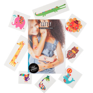 Temporary Tattoo Set, Menagerie - Teich Toys & Gifts