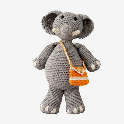 Stuffed Crocheted Elephant - Teich Toys & Gifts