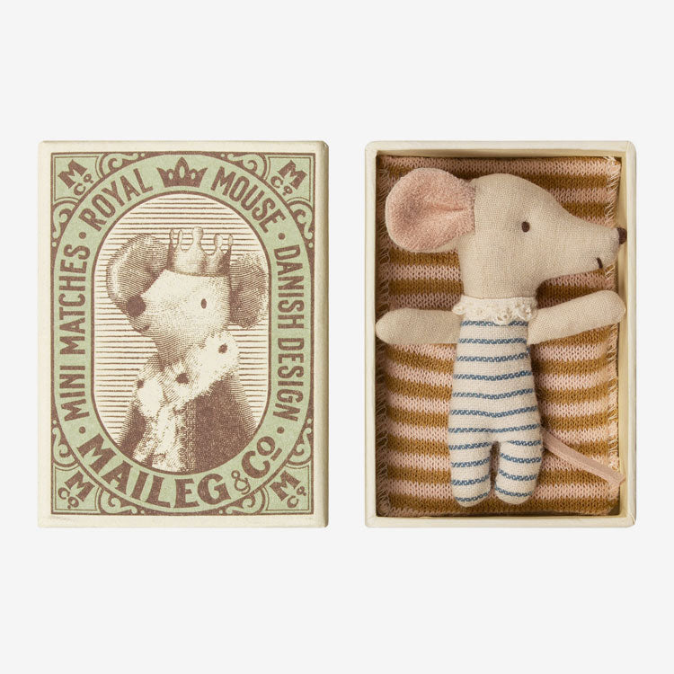 Sleepy Wakey Baby Mouse in a Matchbook - Teich Toys & Gifts