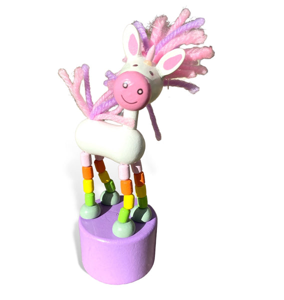 Unicorn Push Puppet - Teich Toys & Gifts